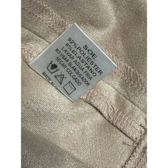 Cavender's Taupe Fringed Mini Skirt size Small New - Picture 6 of 9